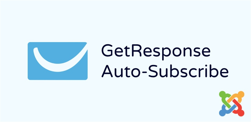 Joomla Newsletter Extension GetResponse Auto-Subscribe