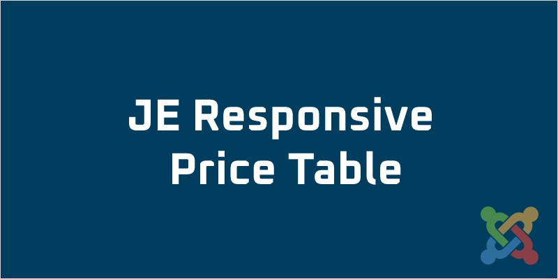 JE Responsive Price Table