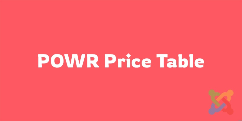 POWR Price Table