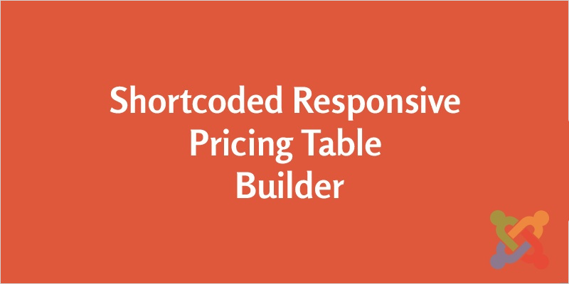 Shortcoded Responsive Pricing Table Builder