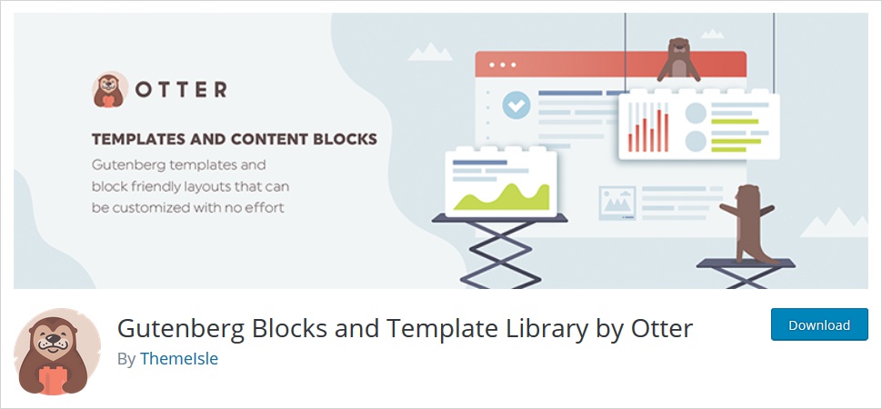 gutenberg blocks and template library by otter