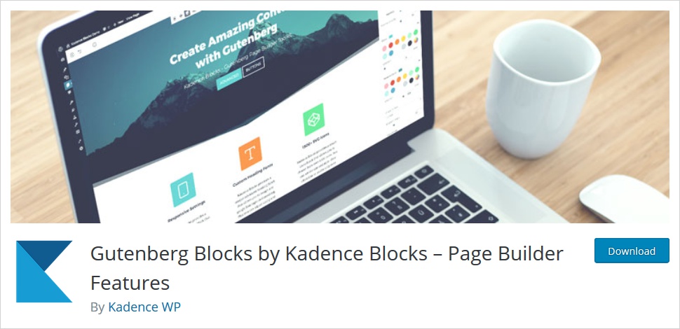 gutenberg blocks by kadence blocks