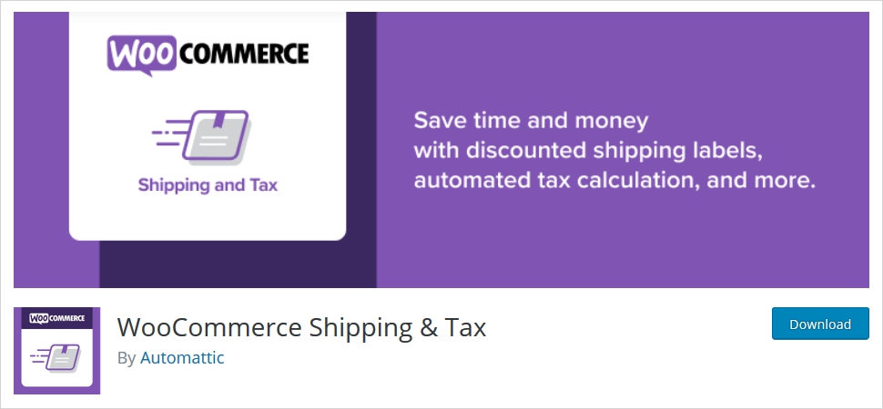 woocommerce shipping and tax wordpress plugin