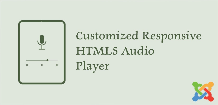 Customized Responsive HTML5 Audio Player