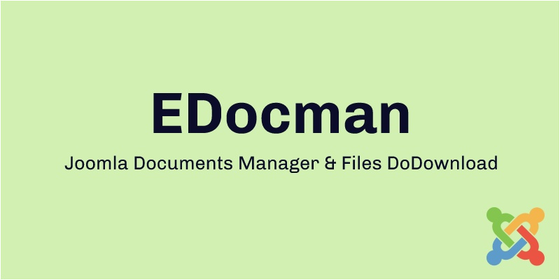 Joomla Download Manager Extensions Edocman