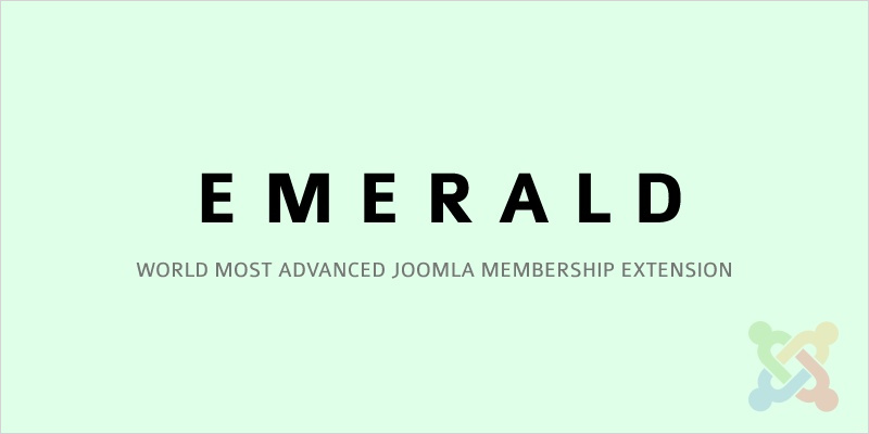 Joomla Membership Extensions Emerald