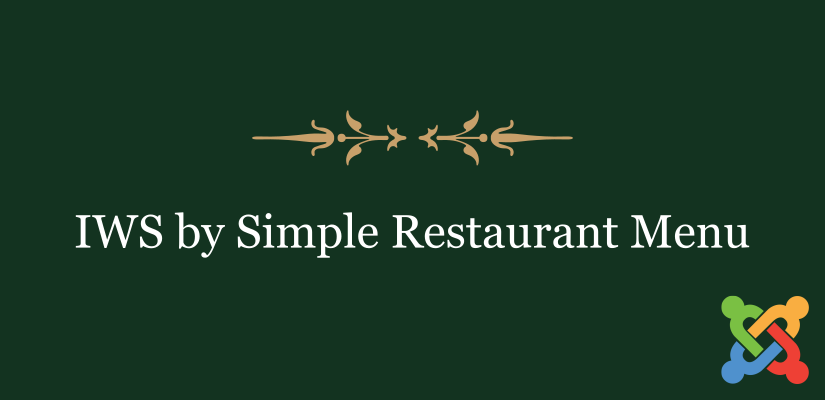 IWS by Simple Restaurant Menu