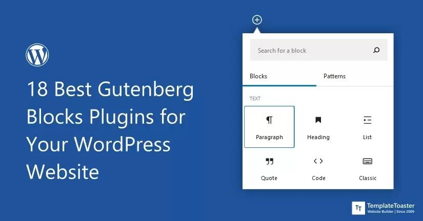 best gutenberg blocks plugins for your wordpress website
