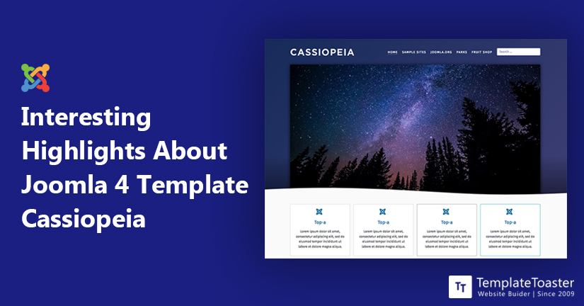 Interesting Highlights About Joomla 4 Template Cassiopeia