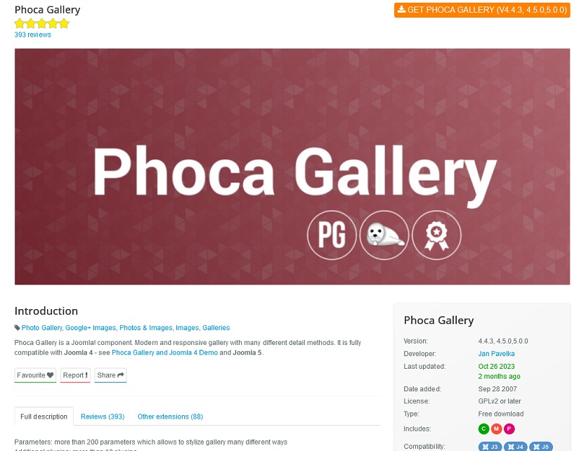 Joomla Phoca Gallery